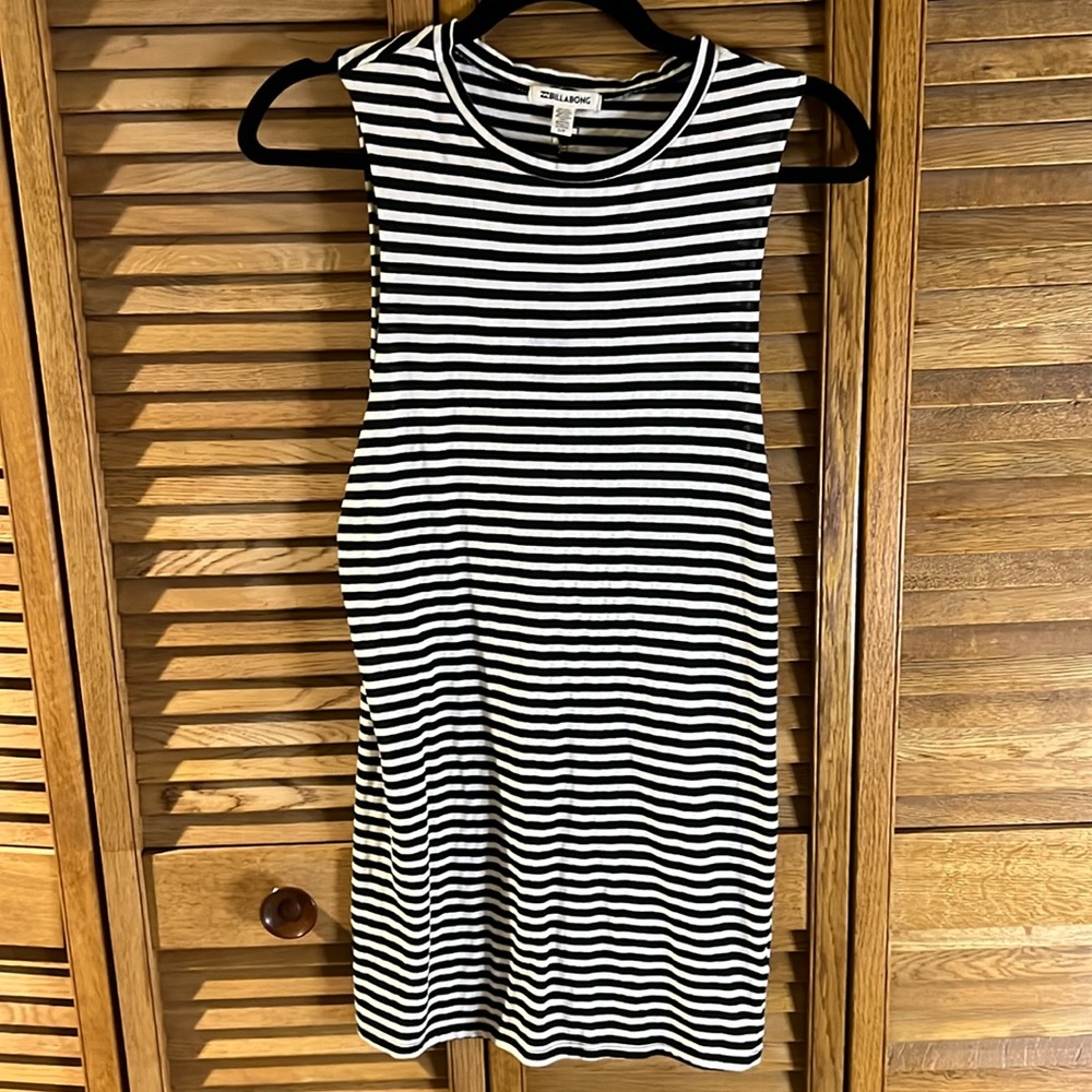 Billabong Striped Tank Dress Size S